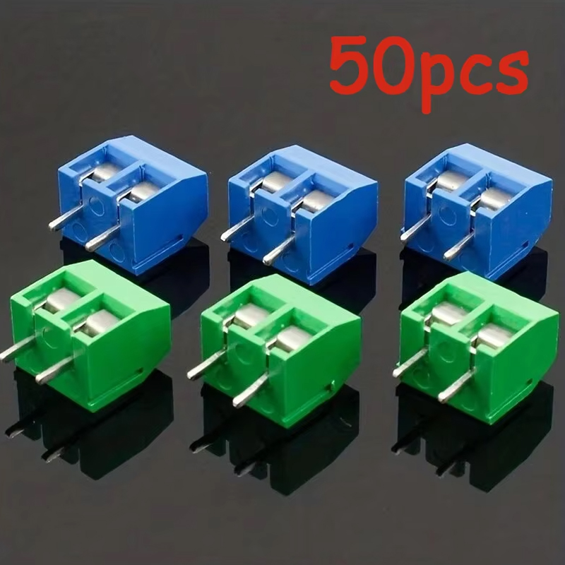 Screw Terminal Block - 50 peças conector do bloco terminal