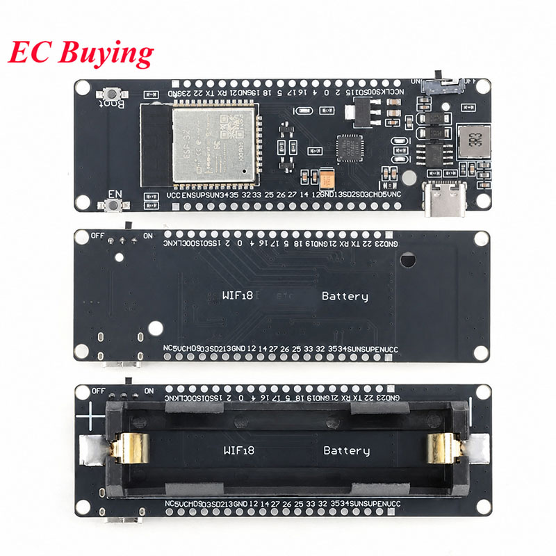 Esp32 Battery Holder Lipo - Placa de Desenvolvimento ESP32 com WiFi