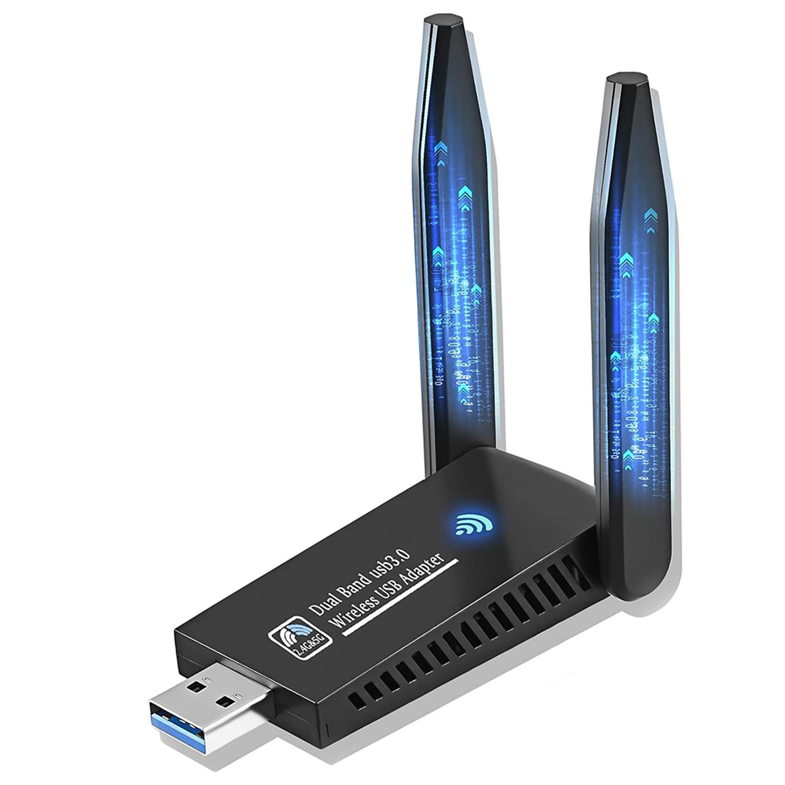 Antenna 2.4Ghz - Adaptador USB WiFi de 1300Mbps, Dual