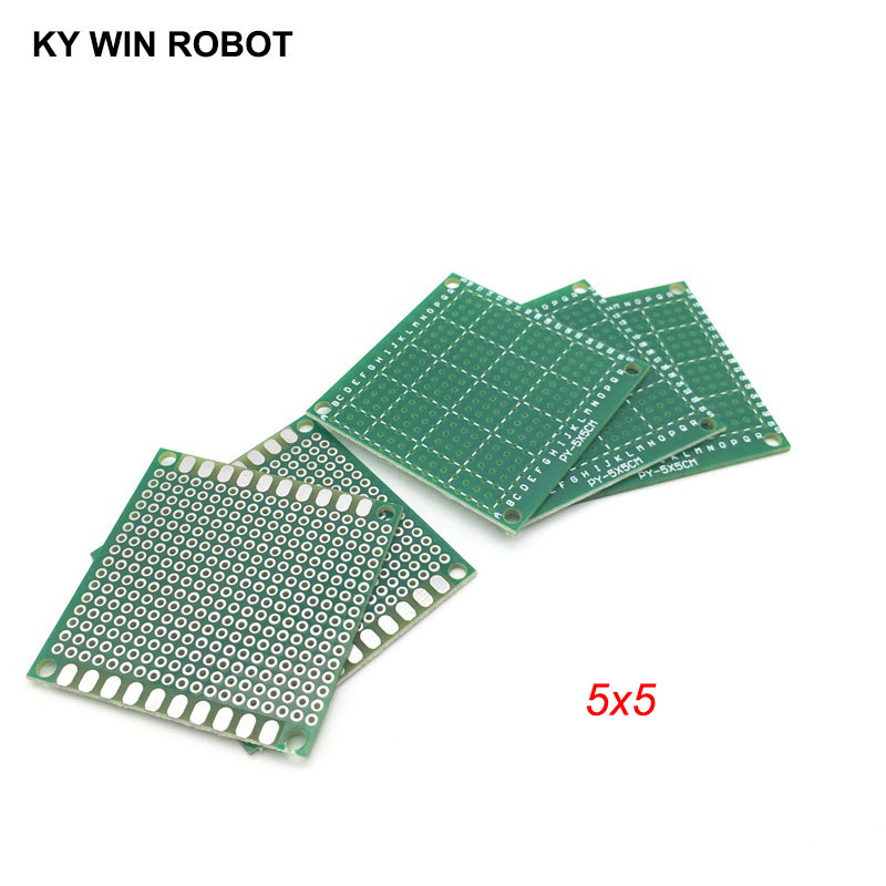 Pcb Prototyping Board - 5 pces 5x5cm 50x50mm único lado