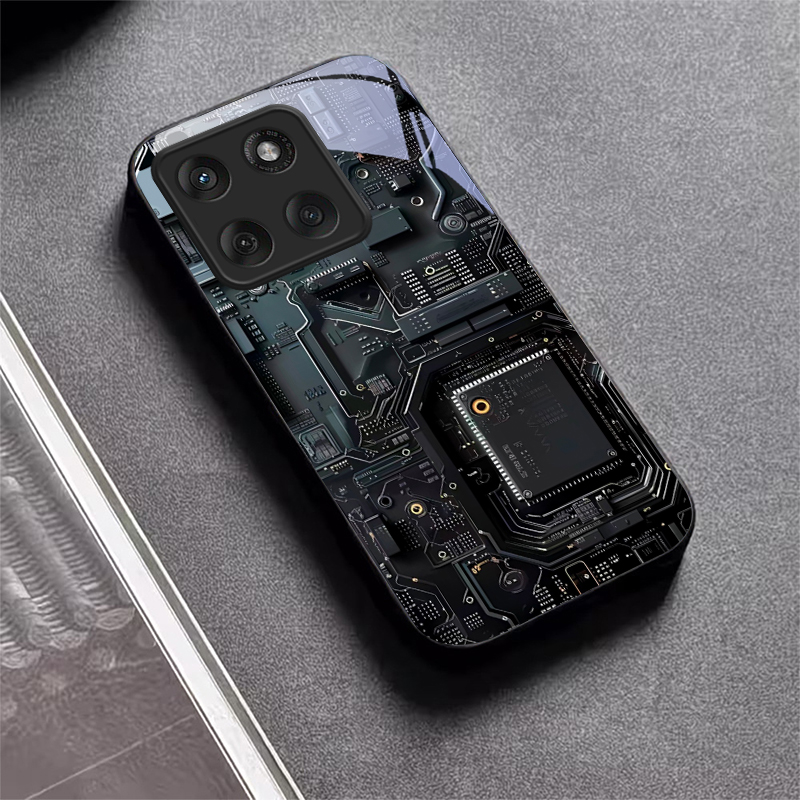 Proto Board - Capa de Telefone em Vidro Preto