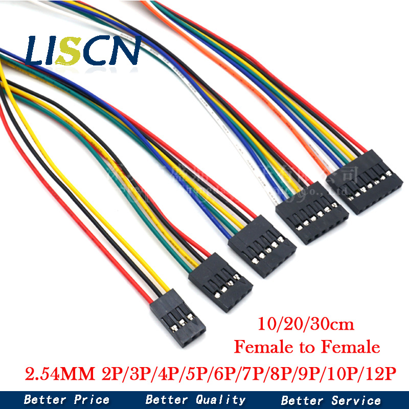 Jumper Wire Kit - 5 peças 2.54 fio 2.54mm linha