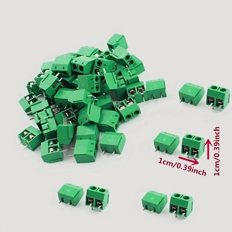 50 peças conector do bloco ter - Screw Terminal Block avaliação e preço