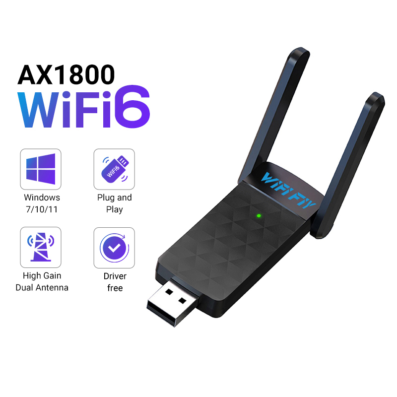 1800mbps wifi 6 adaptador usb  - Antenna 2.4Ghz avaliação e preço