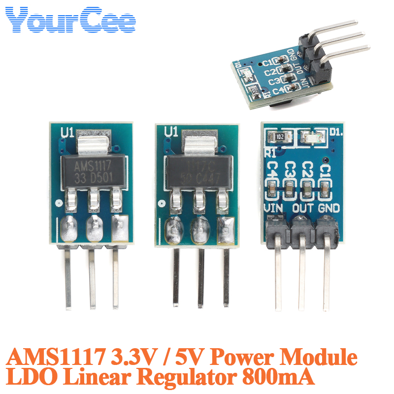 20pcs/1pc AMS1117 3.3V 5V Módu - Ams1117 Module avaliação e preço