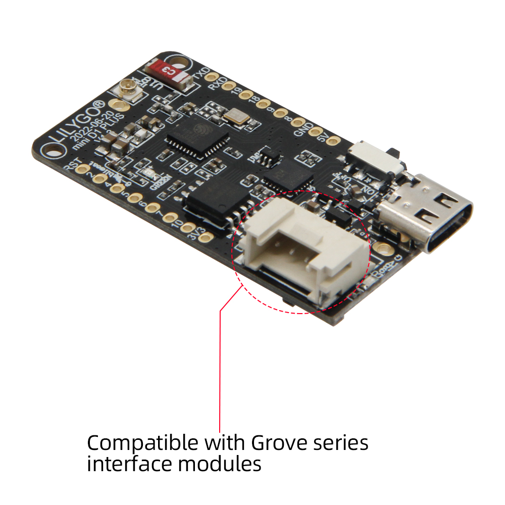 LILYGO® TTGO T-OI Plus ESP32-C - Esp32 Battery Holder Lipo avaliação e preço