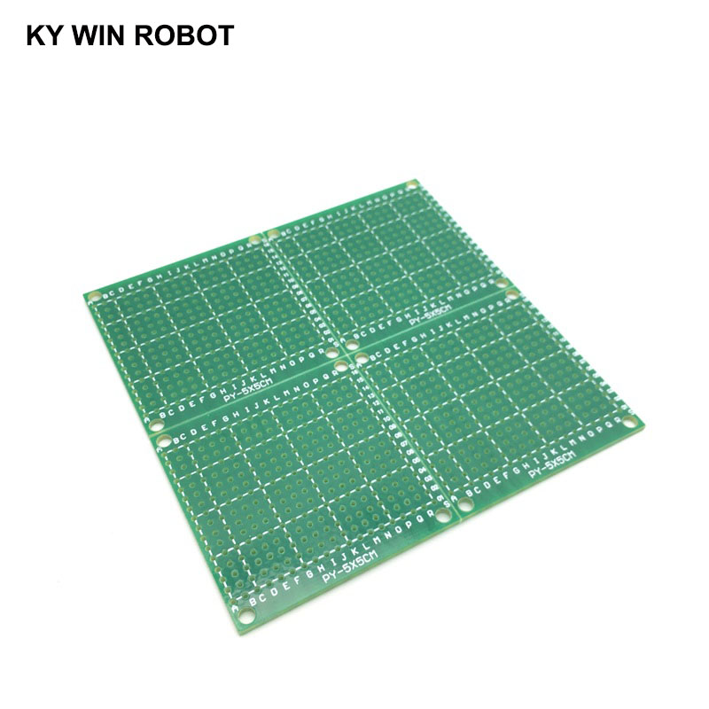 5 pces 5x5cm 50x50mm único lad - Pcb Prototyping Board avaliação e preço