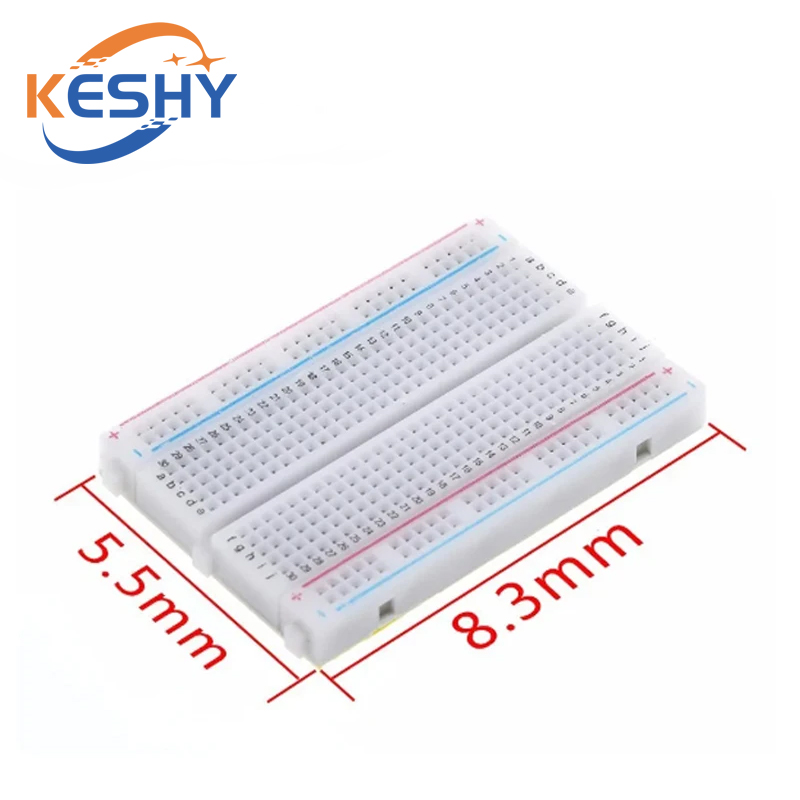 Placa de ensaio pcb sem solda, - Breadboard 400 Point avaliação e preço