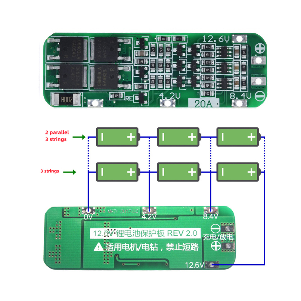 3s 20a bateria de lítio li-ion - Li Ion Charger Module avaliação e preço