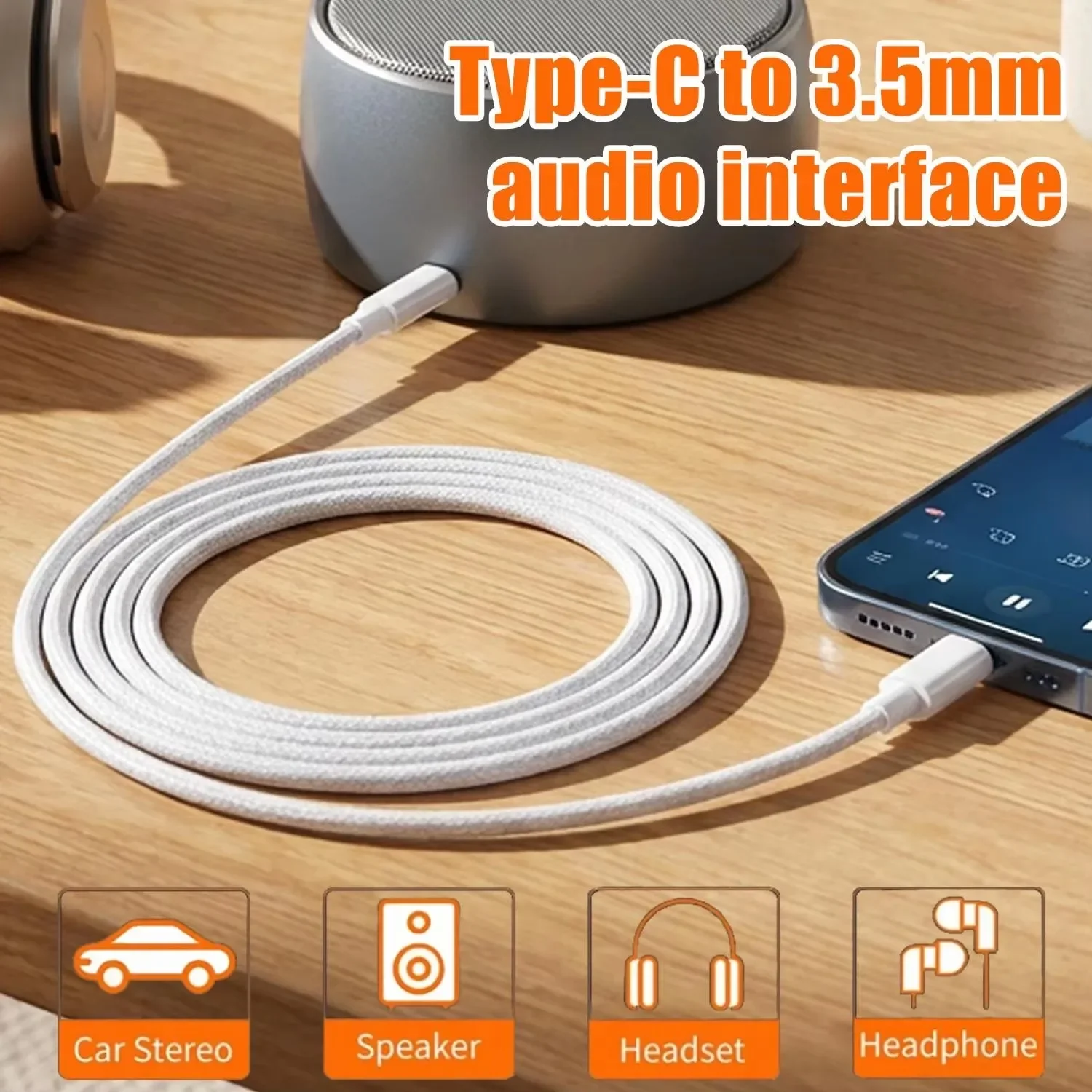 Cabo de Áudio AUX USB C para 3 - Usb C Cable avaliação e preço