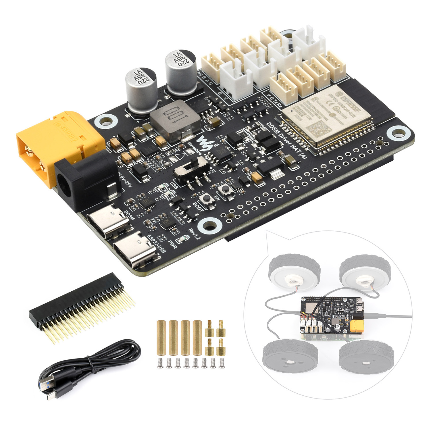 Placa de driver de servo motor - Proto Board avaliação e preço